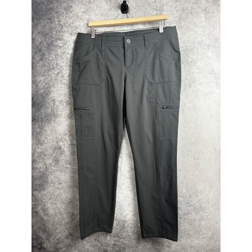 Kuhl Women's Horizn Outdoor Hiking Gray Skinny Pants #6276 Size 14 Regular